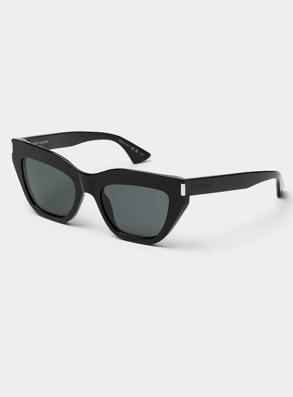 Thick-frame cat-eye sunglasses