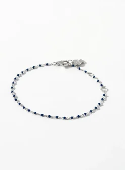 Thin coloured beaded bracelet
