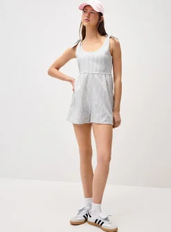 Tie-strap romper
