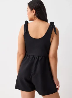 Tie-strap romper