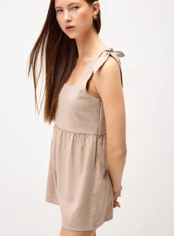 Tie-strap romper