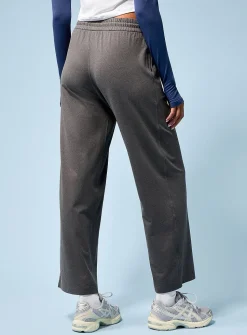 Toggle-waist ultra-soft wide-leg pant