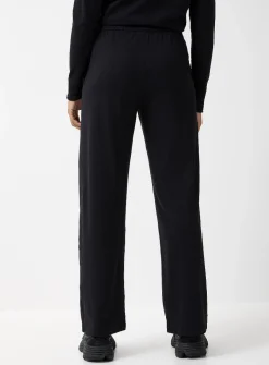 Toggle-waist ultra-soft wide-leg pant