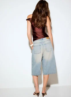 Tokyo faded blue jort