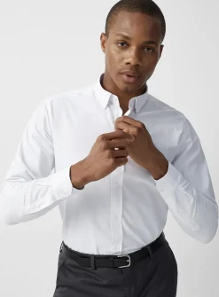 Tone-on-tone jacquard shirt