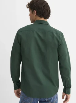 Tone-on-tone jacquard shirt