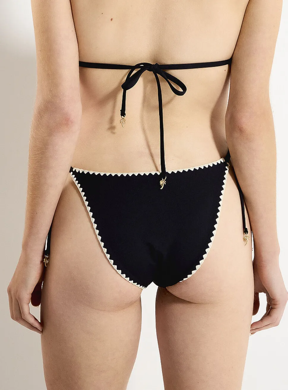 Topstitching and charms bikini