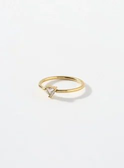 Transparent-heart ring