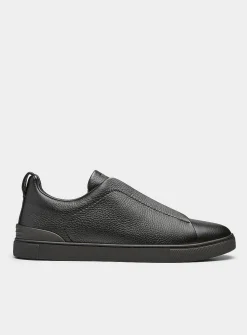 Triple Stitch™ deer leather sneakers