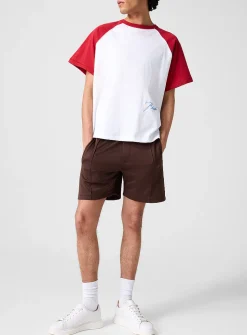Trofeo chocolate brown track short