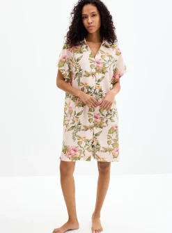 Tropical expression flowy nightshirt