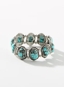 Turquoise stone bracelet