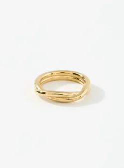 Twisted-look ring