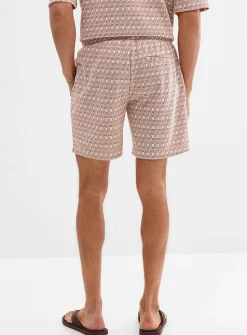 Two-tone jacquard short