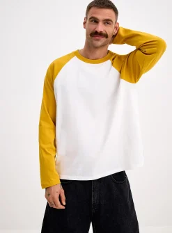 Two-tone raglan T-shirt