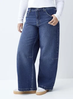 Ultra-wide-leg boyfriend jean