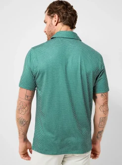 Velocity floral cool-feel golf polo