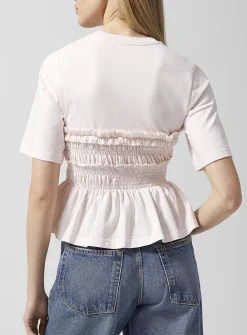 Vilde ruched jersey top