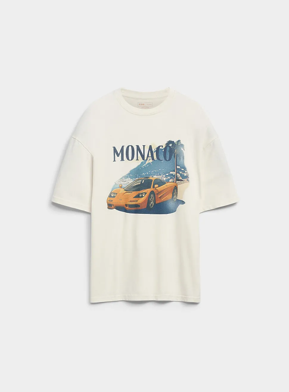 Vintage car washed graphic T-shirt