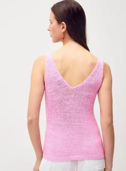 V-neck knit cami