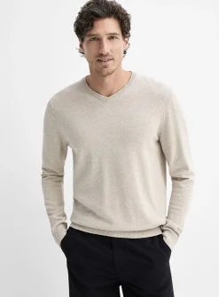 V-neck sweater