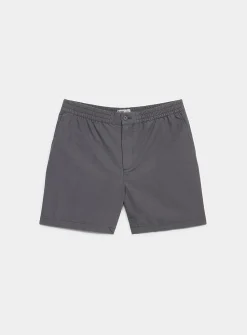 Washed recycled cotton deck short