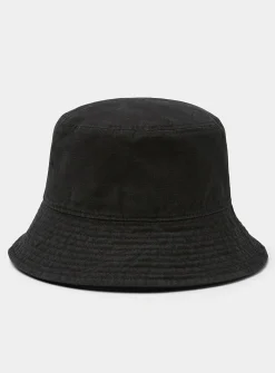 Washed solid bucket hat