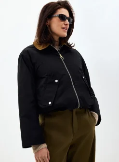 Weaver hooded boxy-fit jacket