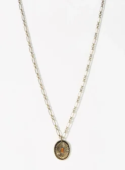 Western charm medallion chain