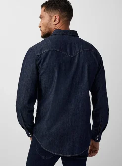 Western denim shirt