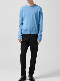 Wide satiny band tuxedo pant