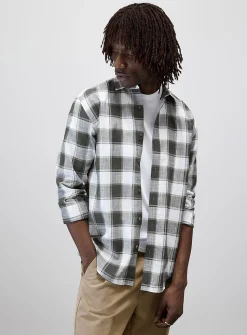 Window tile pattern shirt