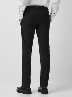 Wool-blend stretch pant