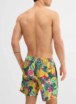 Yellow-fruit stretch swim trunk