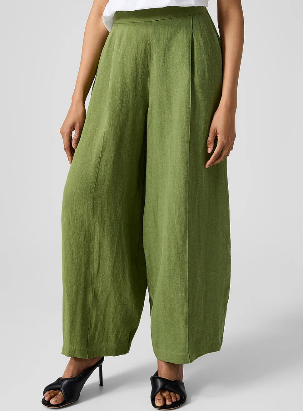 Yves loose pure linen pant