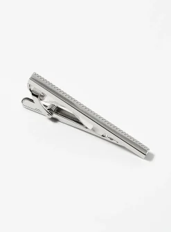 Zen textured tie clip